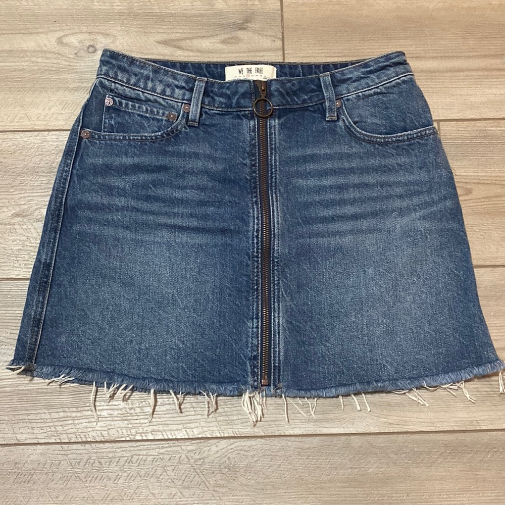 We The Free denim skirt NWOT